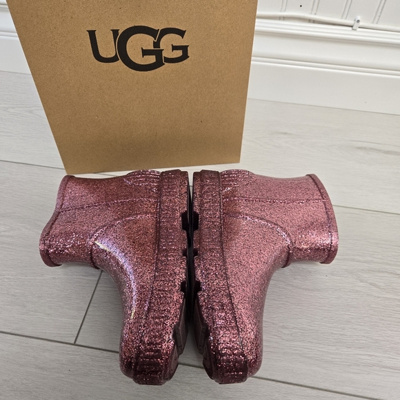 UGG Drizlita Glitter Kids Boots Sz 4 - Picture 5 of 8